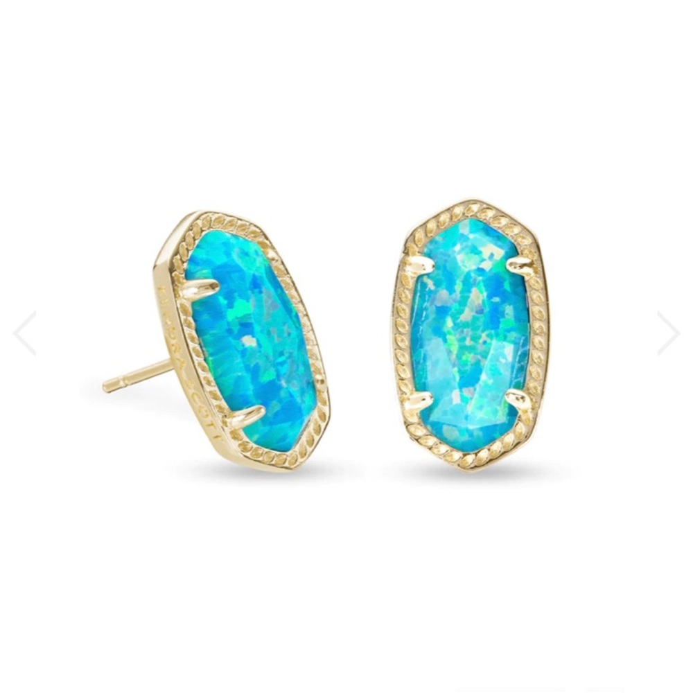 ❤️HP❤️ELLIE GOLD STUD EARRINGS NWT